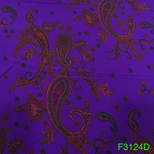 Printed Crepe Fabric-F3124