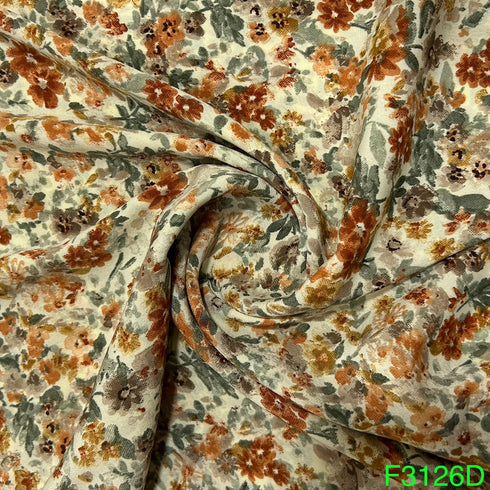 Printed Crepe FABRIC-F3126
