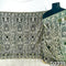 Thread Embroidered Stone Work Velvet Dupatta - D2231
