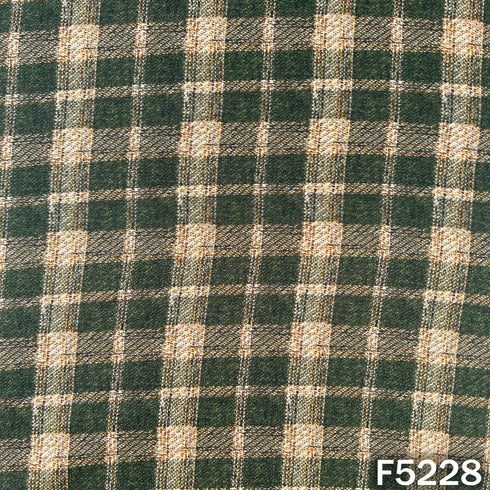 Check Print Spun Fabric - F5228