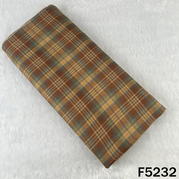 Check Print Spun Fabric - F5232