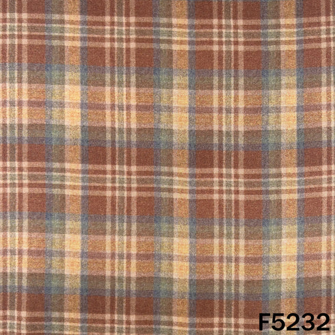 Check Print Spun Fabric - F5232