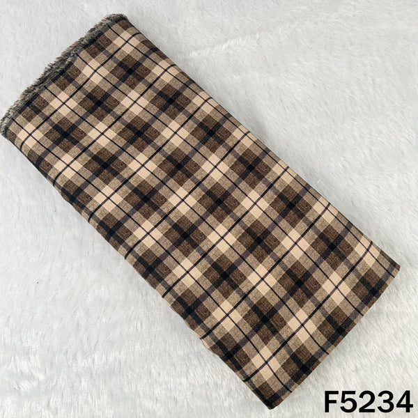 Check Print Spun Fabric - F5234