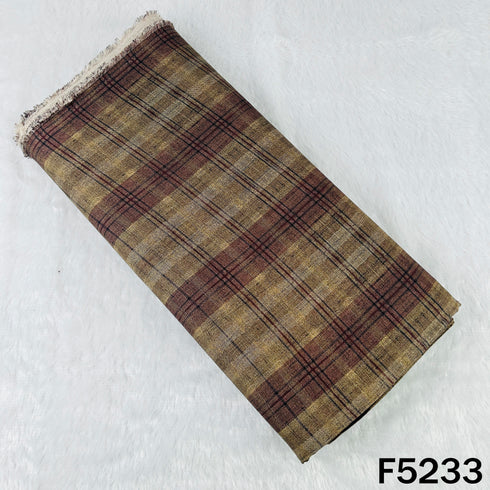 Check Print Spun Fabric - F5233