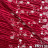 Zari Sequins Embroidered Wrinkled Velvet Fabric - F5237