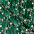 Zari Sequins Embroidered Wrinkled Velvet Fabric - F5238