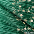 Zari Sequins Embroidered Wrinkled Velvet Fabric - F5238