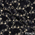 Zari Sequins Embroidered Wrinkled Velvet Fabric - F5241