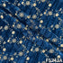 Zari Sequins Embroidered Wrinkled Velvet Fabric - F5242