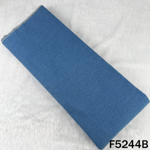 Self Stripe Denim Fabric - F5244