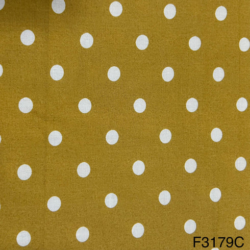 Polka Dots Cotton Fabric-F3179