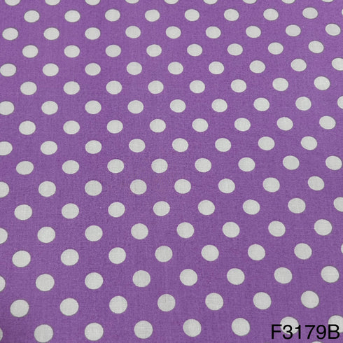 Polka Dots Cotton Fabric-F3179