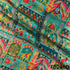 Zari Work Positional Print Jacqard Dola Silk Fabric - F5246