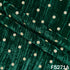Zari Sequins Embroidered Wrinkled Velvet Fabric - F5271