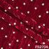 Zari Sequins Embroidered Wrinkled Velvet Fabric - F5270