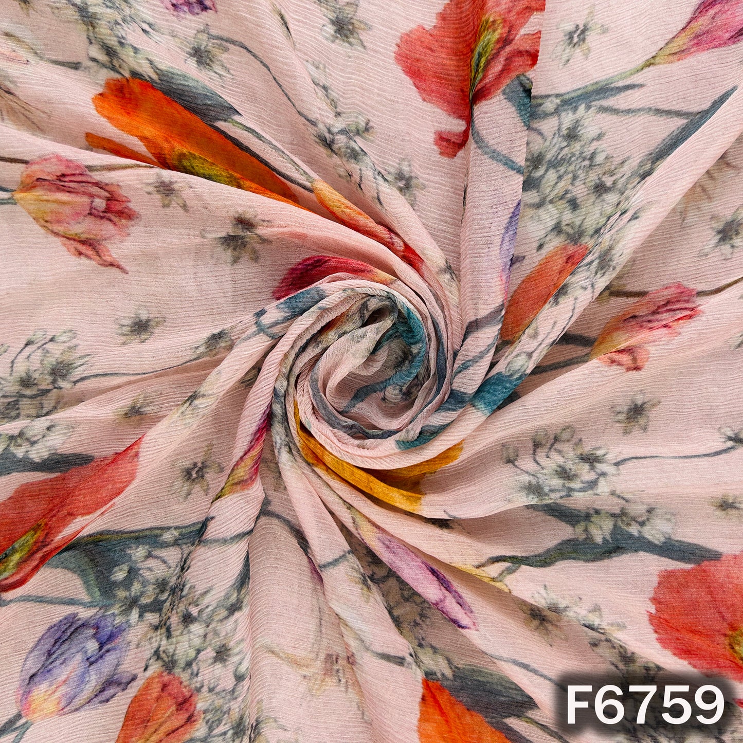 Digital Print Chiffon Fabric - F6759