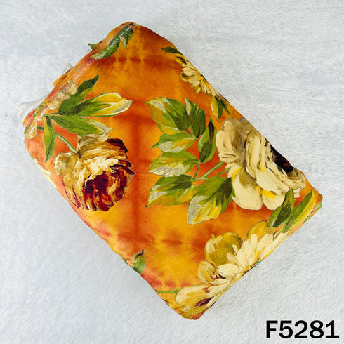 Digital Print micro Velvet Fabric - F5281