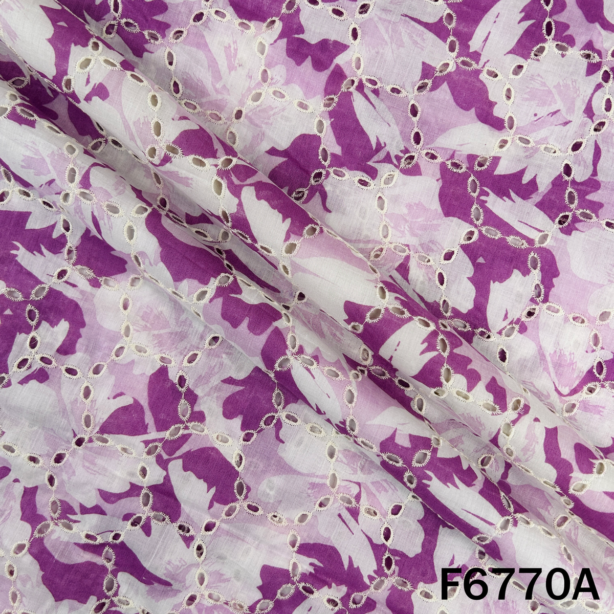Printed Hakoba Cambric Cotton Fabric - F6770