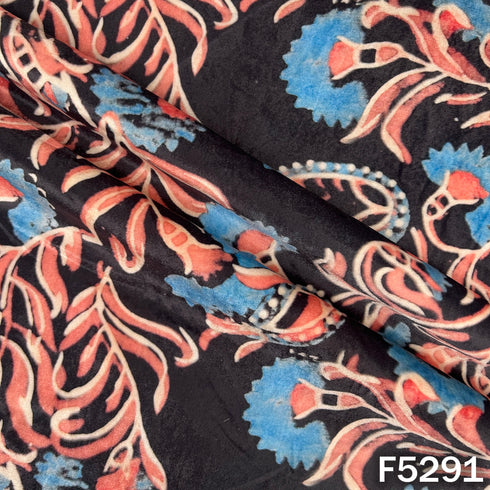 Digital Print micro Velvet Fabric - F5291