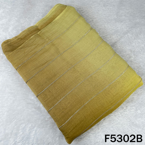 Gota Work Ombre Shade Mul Chanderi Fabric - F5302