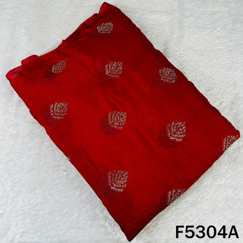 Cut Dana Thread Work Chinnon Chiffon Fabric - F5304