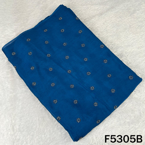 Cut Dana Thread Work Chinnon Chiffon Fabric - F5305