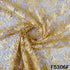 Thread Sequins Embroidered Net Fabric - F5306