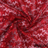 Thread Sequins Embroidered Net Fabric - F5306