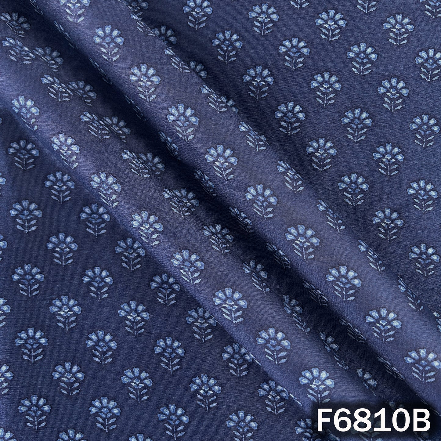 Printed Tussar Chanderi Fabric - F6810