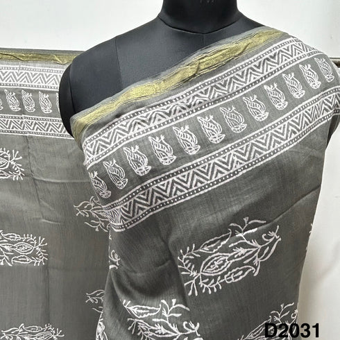 Printed Cotton Dupatta-D2031