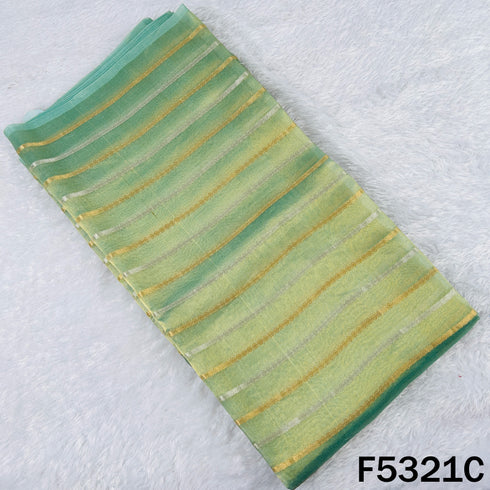 Zari Work Pure Tissue Fabric - F5321