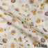 Thread Sequins Embroidered Linen Cotton Fabric - F5330