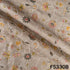Thread Sequins Embroidered Linen Cotton Fabric - F5330