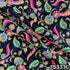 Digital Print Zari Sequins Embroidered Crepe Fabric - F5333