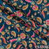 Digital Print Zari Sequins Embroidered Crepe Fabric - F5333