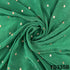 Zari Sequins Work Chinnon Chiffon Fabric - F5335
