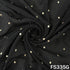 Zari Sequins Work Chinnon Chiffon Fabric - F5335