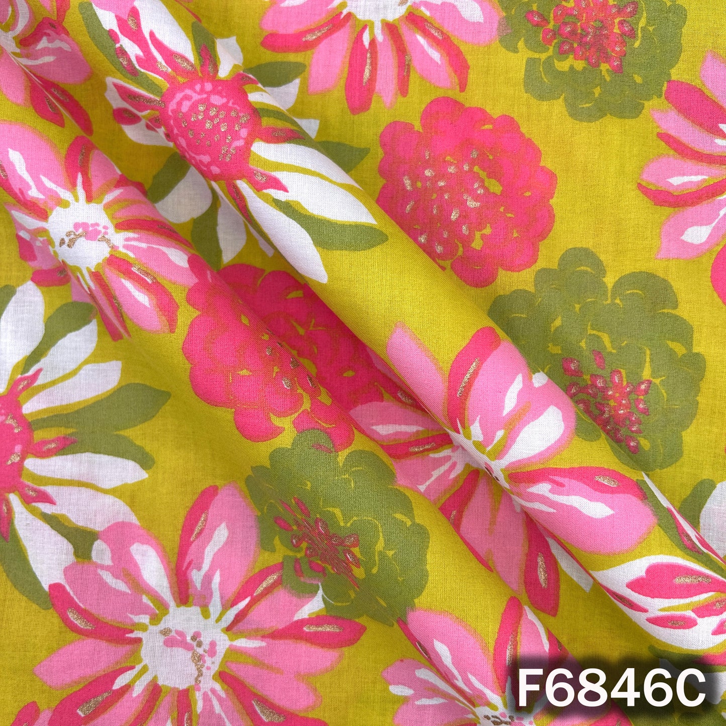 Printed Cambric Cotton Fabric - F6846