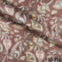 Digital Print Zari Embroidered Cotton Silk Fabric - F5337