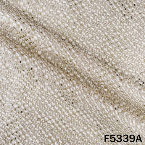 Cut Dana Thread Embroidered Linen Cotton Fabric - F5339
