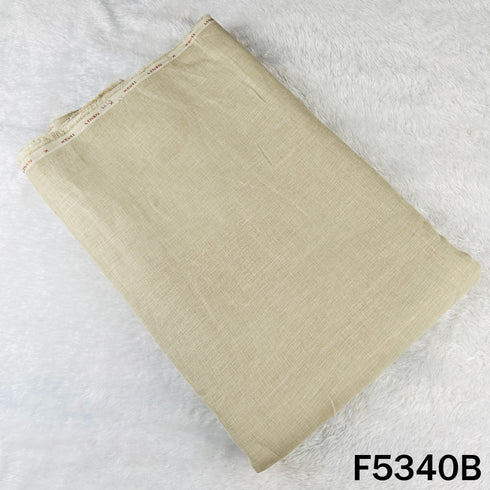 Cut Dana Thread Embroidered Linen Cotton Fabric - F5340