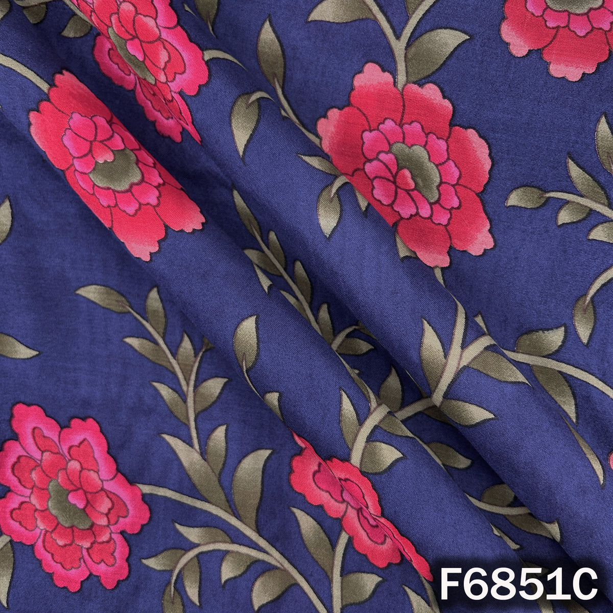 Printed Muslin Cotton Fabric - F6851
