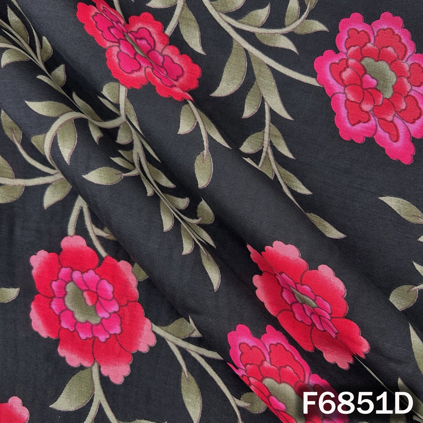 Printed Muslin Cotton Fabric - F6851