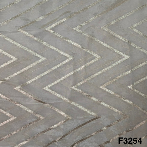 Dyeable Zari Tissue Fabric-F3254