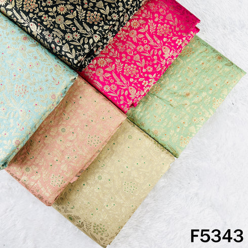 Banarasi Brocade Silk Fabric - F5342