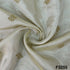 Dyeable Zari Tissue Fabric-F3255