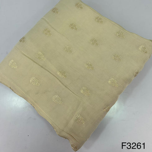 Dyeable Zari Tissue Fabric-F3261