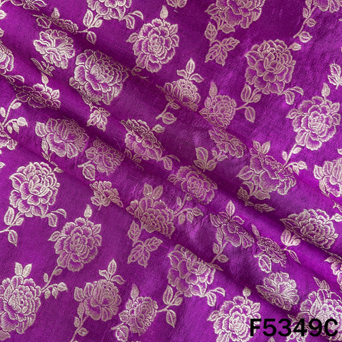 Banarasi Brocade Silk Fabric - F5349