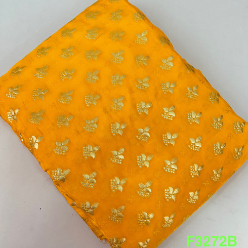 Zari Work Upada Silk Fabric-F3272