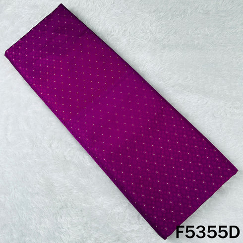 Zari Work Banarasi Brocade Silk Fabric - F5355